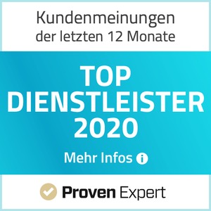 Top Dienstleister 2020 Proven Expert